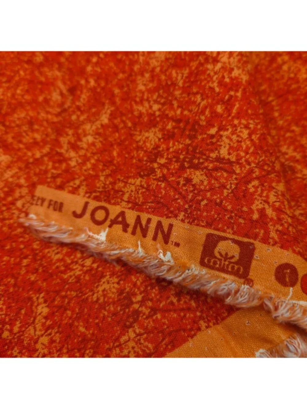 Keepsake Calico Orange Red Cotton Quilt Fabric JoAnn Exclusive Prewashed 2 Yards